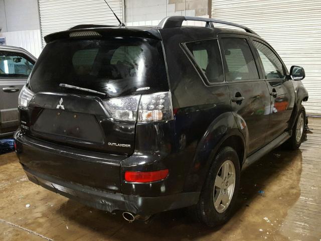 JA4LT21W99Z010323 - 2009 MITSUBISHI OUTLANDER BLACK photo 4