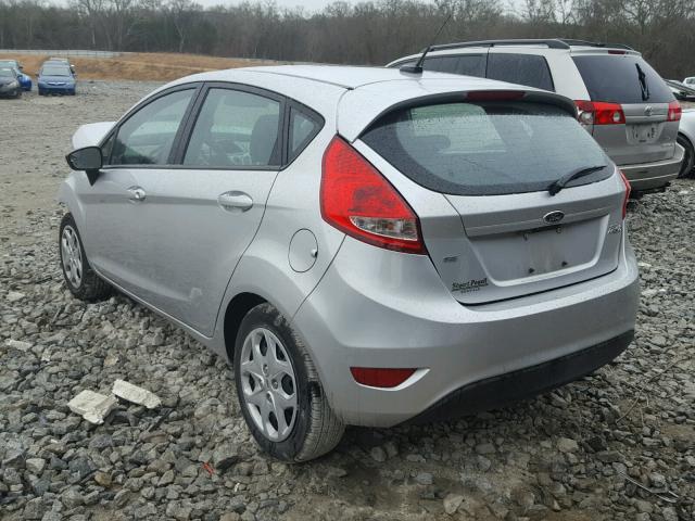 3FADP4EJ4DM155763 - 2013 FORD FIESTA SE SILVER photo 3