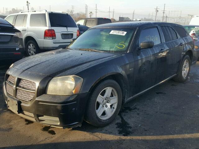 2D4FV47T87H736034 - 2007 DODGE MAGNUM SE BLACK photo 2