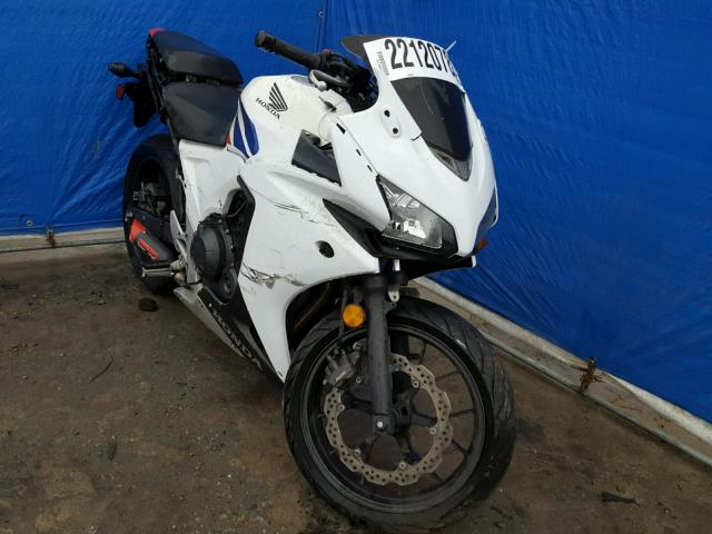 MLHPC4419E5100041 - 2014 HONDA CBR500 R WHITE photo 1