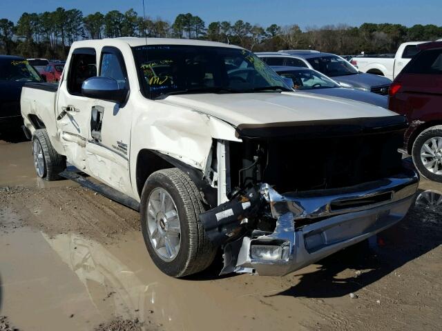 3GCPCSE08DG218361 - 2013 CHEVROLET SILVERADO WHITE photo 1