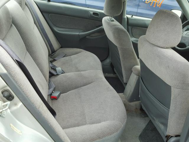 2HGEJ6677WH500947 - 1998 HONDA CIVIC LX GRAY photo 6