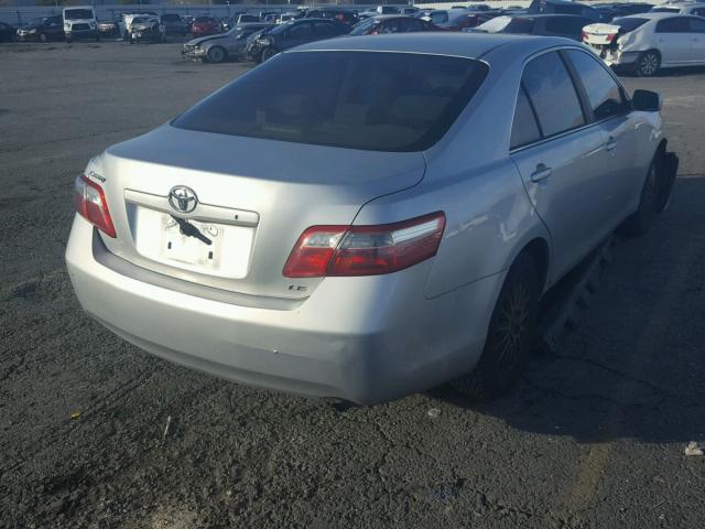 4T1BE46K27U573359 - 2007 TOYOTA CAMRY LE GRAY photo 4