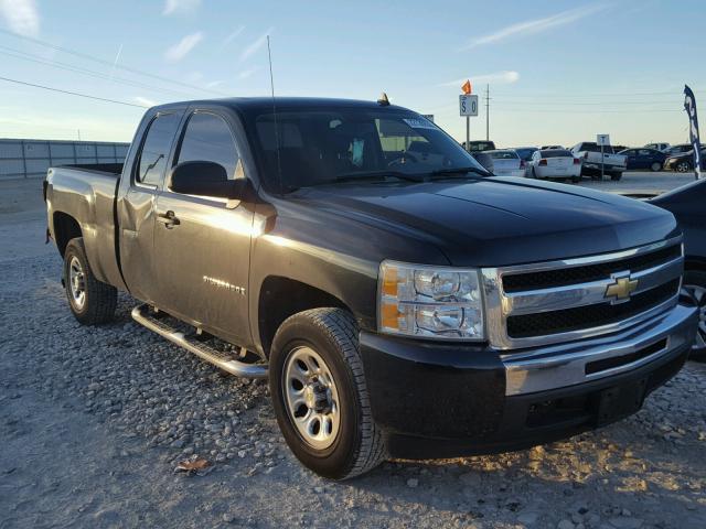 1GCEC19X29Z270536 - 2009 CHEVROLET SILVERADO BLACK photo 1