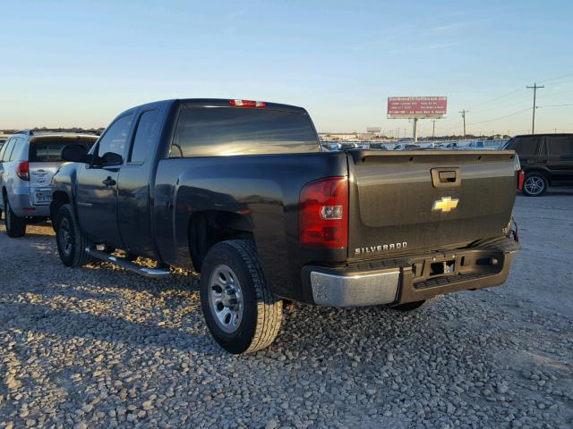 1GCEC19X29Z270536 - 2009 CHEVROLET SILVERADO BLACK photo 3