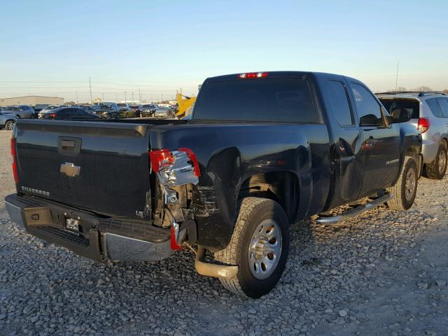 1GCEC19X29Z270536 - 2009 CHEVROLET SILVERADO BLACK photo 4