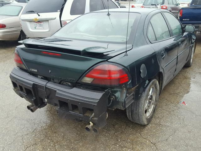 1G2NW52E32M537052 - 2002 PONTIAC GRAND AM G GREEN photo 4