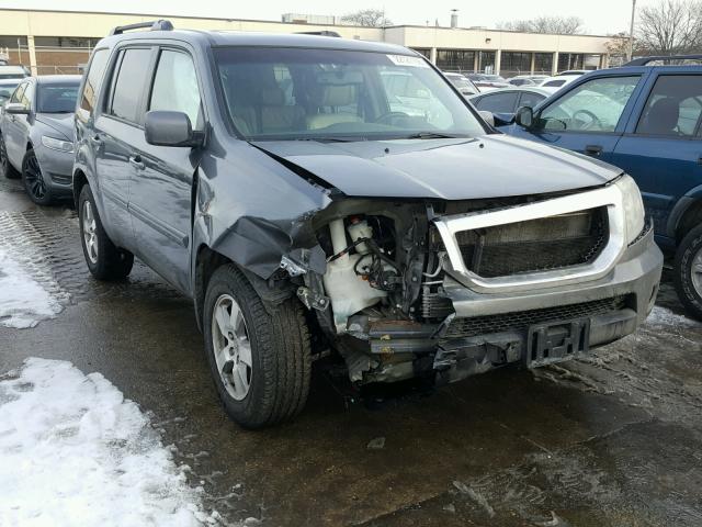 5FNYF4H60BB012252 - 2011 HONDA PILOT EXL GRAY photo 1