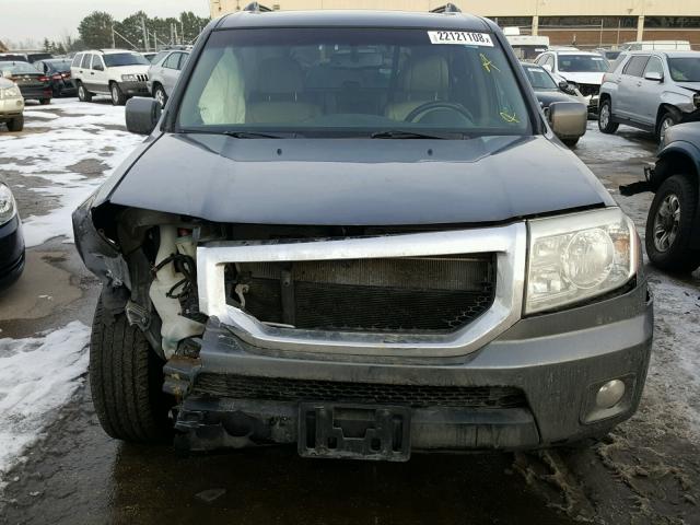 5FNYF4H60BB012252 - 2011 HONDA PILOT EXL GRAY photo 7