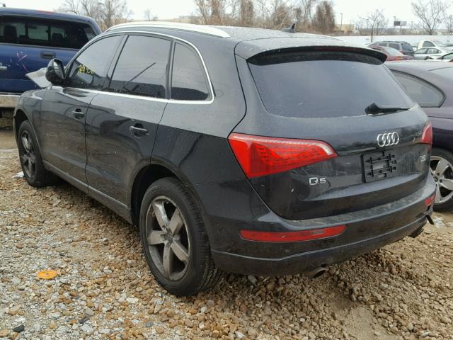 WA1VKAFP0AA007613 - 2010 AUDI Q5 PRESTIG BLACK photo 3