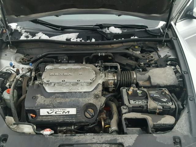 1HGCS2B81BA001758 - 2011 HONDA ACCORD EXL SILVER photo 7