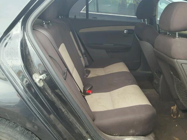 1G1ZH57B69F249491 - 2009 CHEVROLET MALIBU 1LT BLACK photo 6