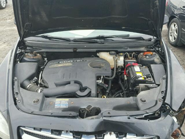 1G1ZH57B69F249491 - 2009 CHEVROLET MALIBU 1LT BLACK photo 7