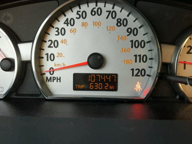 1G8AL55F37Z191046 - 2007 SATURN ION LEVEL BLACK photo 8