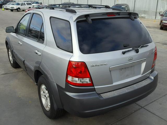 KNDJD733335070655 - 2003 KIA SORENTO EX SILVER photo 3