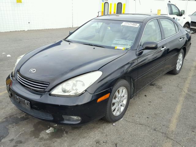 JTHBF30G620023676 - 2002 LEXUS ES 300 BLACK photo 2