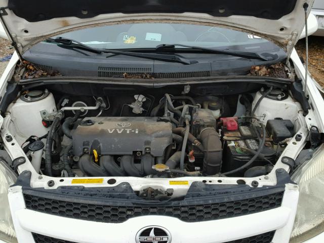 JTKKT604660146636 - 2006 TOYOTA SCION XA WHITE photo 7