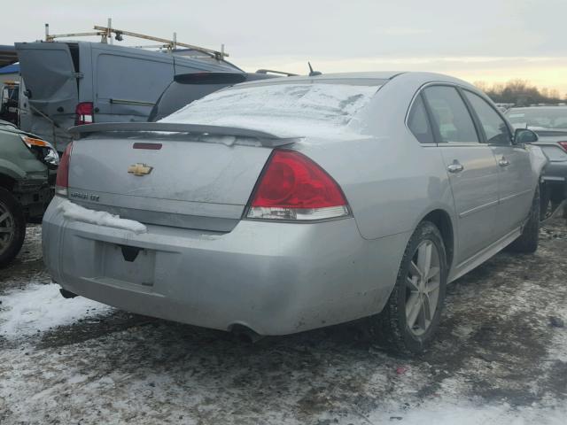 2G1WC5E32C1179502 - 2012 CHEVROLET IMPALA LTZ SILVER photo 4