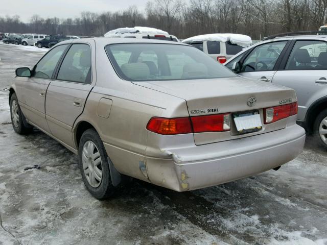 4T1BG28K01U030546 - 2001 TOYOTA CAMRY CE GOLD photo 3