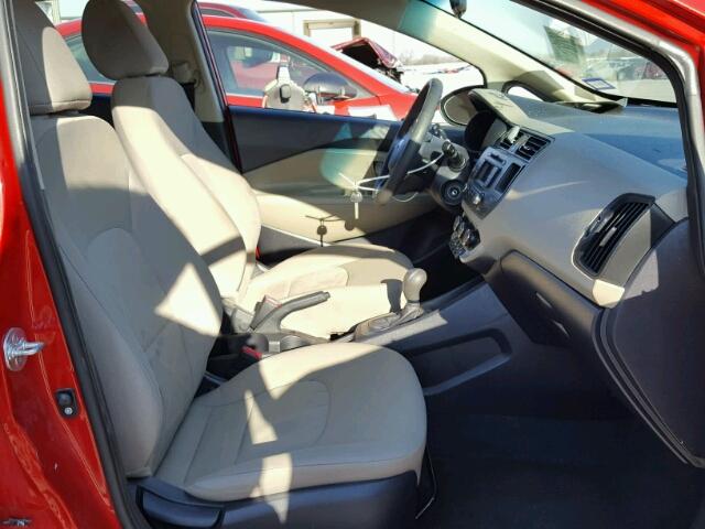 KNADM4A30E6331295 - 2014 KIA RIO LX Կարմիր լուսանկար 5