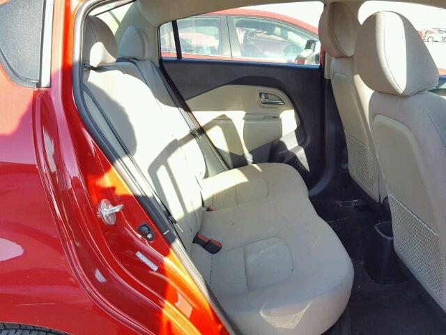 KNADM4A30E6331295 - 2014 KIA RIO LX Կարմիր լուսանկար 6