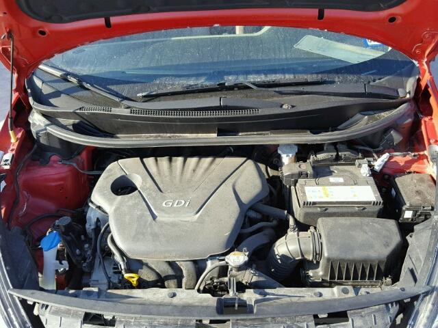 KNADM4A30E6331295 - 2014 KIA RIO LX Կարմիր լուսանկար 7