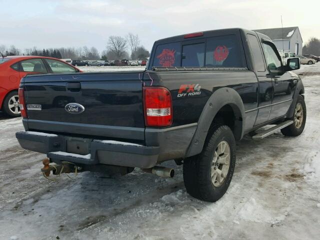 1FTZR45E28PA27695 - 2008 FORD RANGER SUP BLACK photo 4