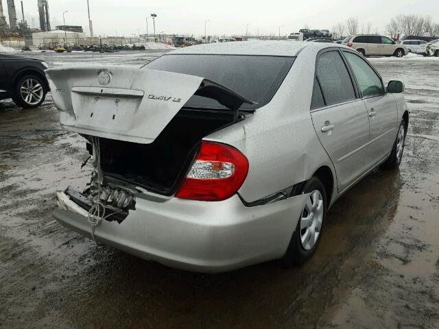4T1BE32K54U888457 - 2004 TOYOTA CAMRY LE SILVER photo 4