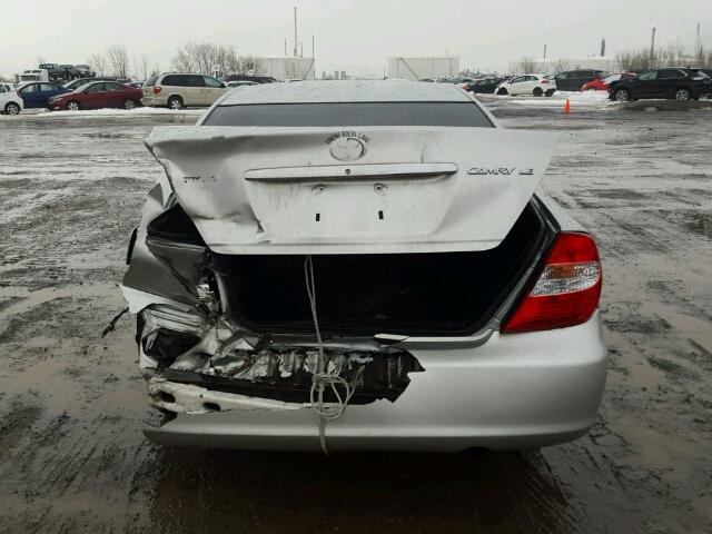 4T1BE32K54U888457 - 2004 TOYOTA CAMRY LE SILVER photo 9