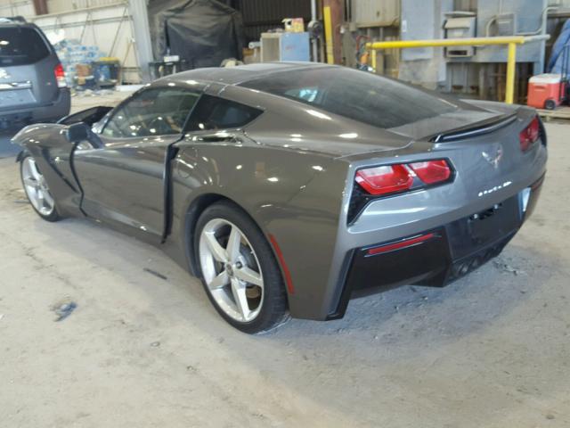 1G1YB2D79F5109920 - 2015 CHEVROLET CORVETTE S GRAY photo 3