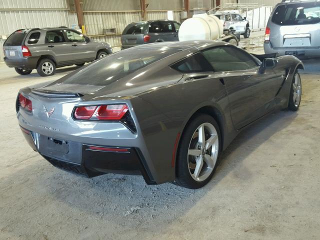 1G1YB2D79F5109920 - 2015 CHEVROLET CORVETTE S GRAY photo 4