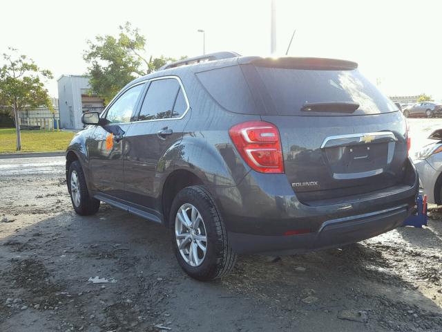 2GNALCEKXH6223521 - 2017 CHEVROLET EQUINOX LT CHARCOAL photo 3