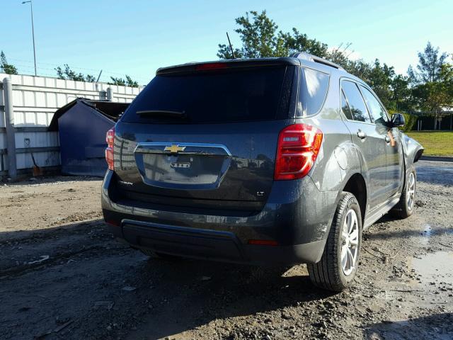 2GNALCEKXH6223521 - 2017 CHEVROLET EQUINOX LT CHARCOAL photo 4