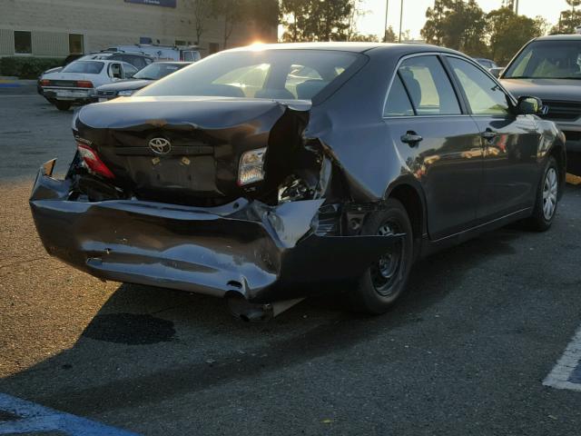 4T4BE46K99R139190 - 2009 TOYOTA CAMRY BASE GRAY photo 4