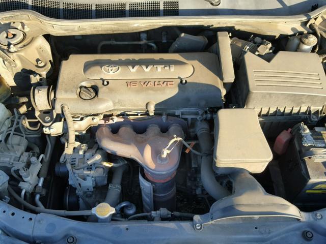 4T4BE46K99R139190 - 2009 TOYOTA CAMRY BASE GRAY photo 7