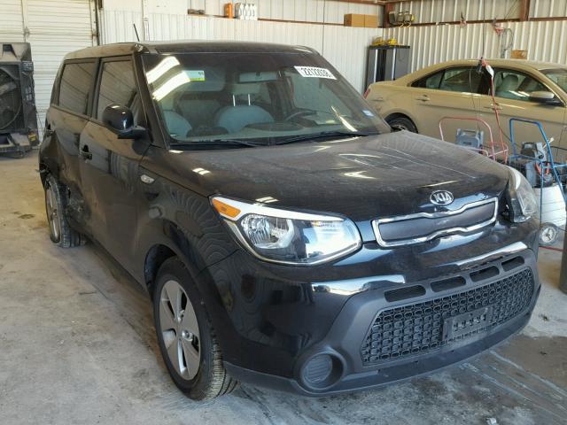 KNDJN2A25E7056368 - 2014 KIA SOUL BLACK photo 1