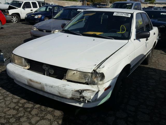 1N4EB31P3RC865351 - 1994 NISSAN SENTRA E WHITE photo 2