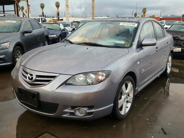 JM1BK324861441981 - 2006 MAZDA 3 S SILVER photo 2