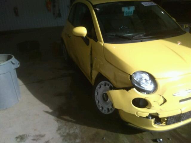 3C3CFFAR3DT612895 - 2013 FIAT 500 POP YELLOW photo 1