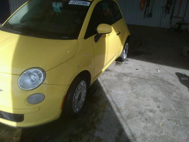 3C3CFFAR3DT612895 - 2013 FIAT 500 POP YELLOW photo 2