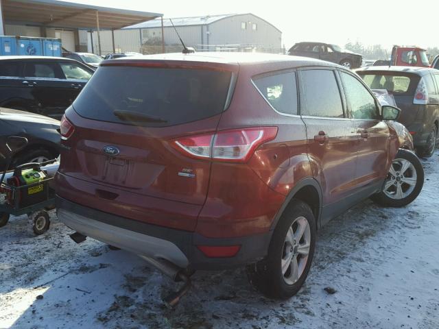 1FMCU9GX9FUB46225 - 2015 FORD ESCAPE SE MAROON photo 4