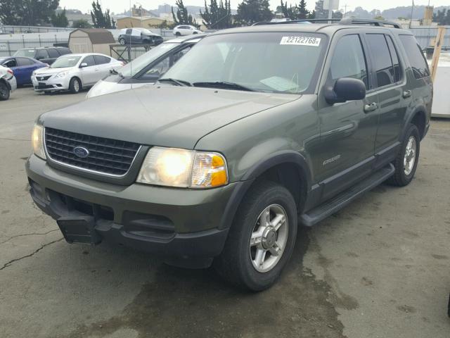 1FMDU73E92ZB18693 - 2002 FORD EXPLORER X GREEN photo 2