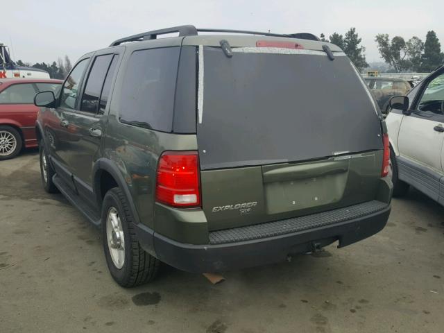 1FMDU73E92ZB18693 - 2002 FORD EXPLORER X GREEN photo 3