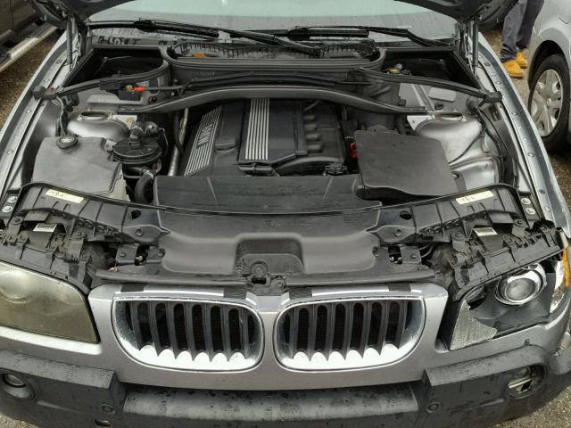 WBXPA93425WD07467 - 2005 BMW X3 3.0I GRAY photo 7