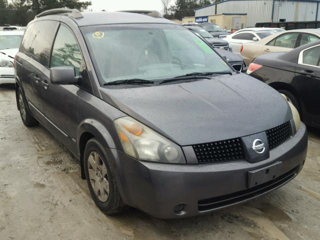 5N1BV28U16N123777 - 2006 NISSAN QUEST S GRAY photo 1