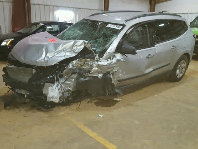 1GNKRFED9GJ264455 - 2016 CHEVROLET TRAVERSE L SILVER photo 2