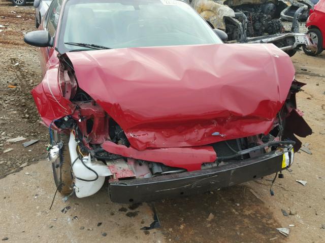 2G1WL16C179316797 - 2007 CHEVROLET MONTE CARL RED photo 9