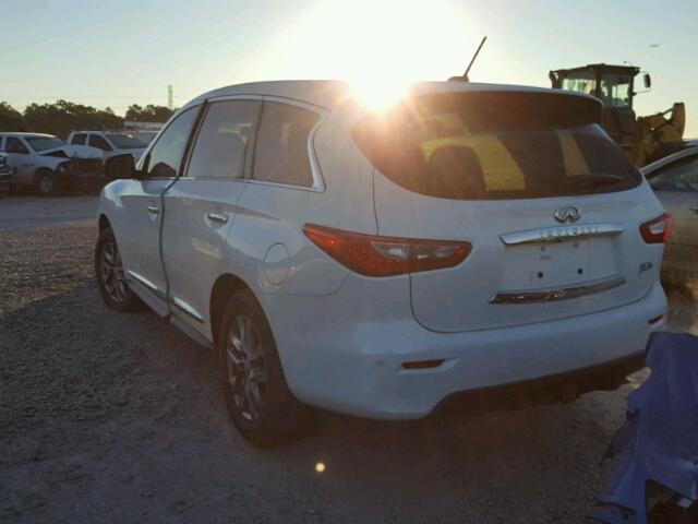 5N1AL0MN3DC334475 - 2013 INFINITI JX35 BASE WHITE photo 3