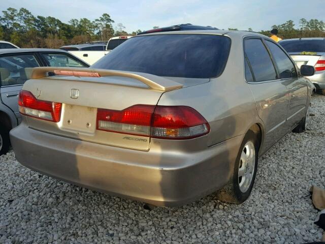 JHMCG56621C009329 - 2001 HONDA ACCORD EX GOLD photo 4