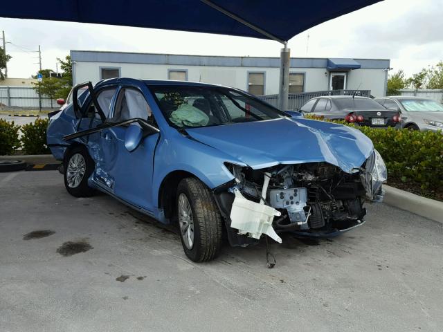 4T1BF1FKXCU575205 - 2012 TOYOTA CAMRY BASE BLUE photo 1